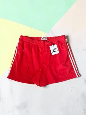 KBB BY KAHLANA Women’s Red Casual Gym Shorts Size Large NEW NWT